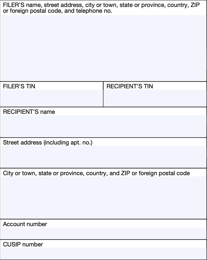 irs form 1099-da, taxpayer information
