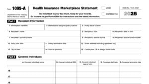 irs form 1095-a, health insurance marketplace statement