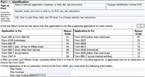 IRS Form 8868 Instructions - Exempt Organization Extension