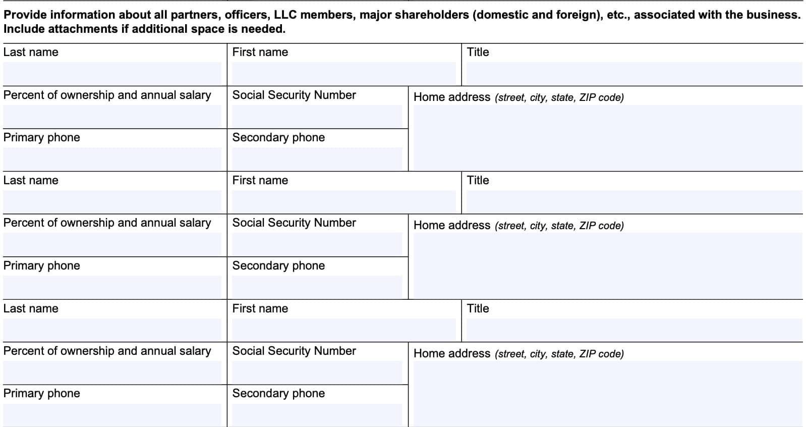 Section 1: Officer information