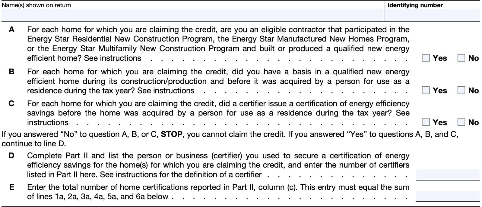 irs form 8990 taxpayer information
