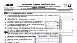 irs form 8829, Expenses for Business Use of Your Home