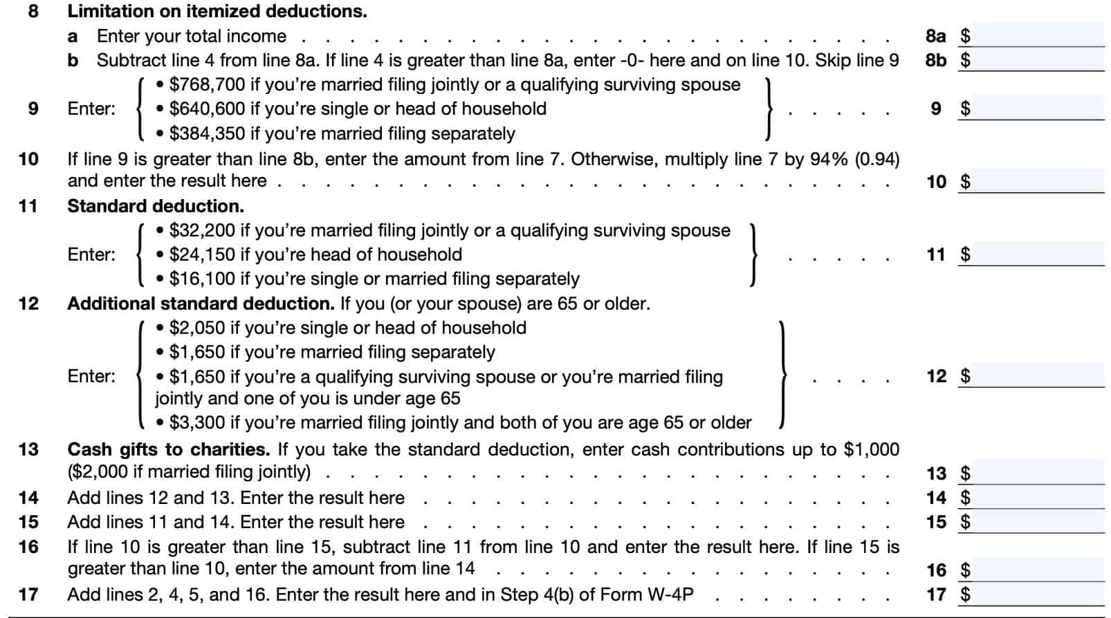 Step 4b worksheet (continued)