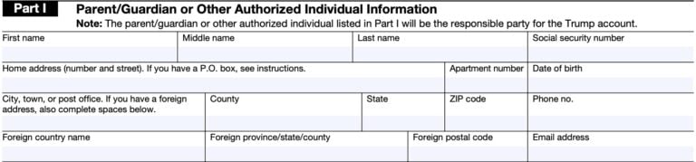 IRS Form 4547 Instructions - Trump Account Election(s)