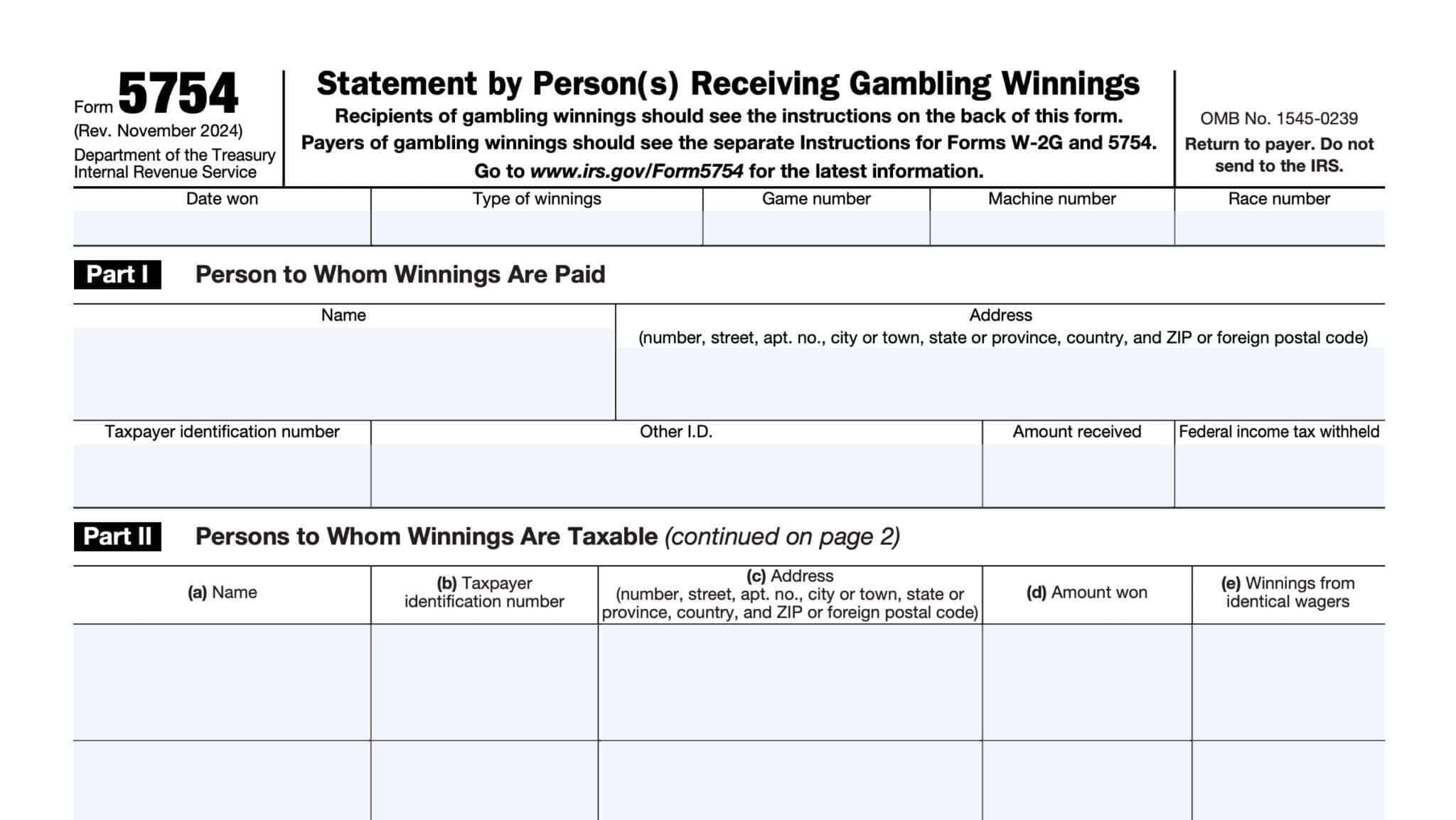 IRS Form 730 Instructions - Monthly Tax Return for Wagers