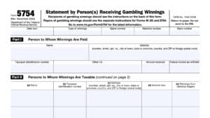 irs form 5754, statement by person(s) receiving gambling winnings