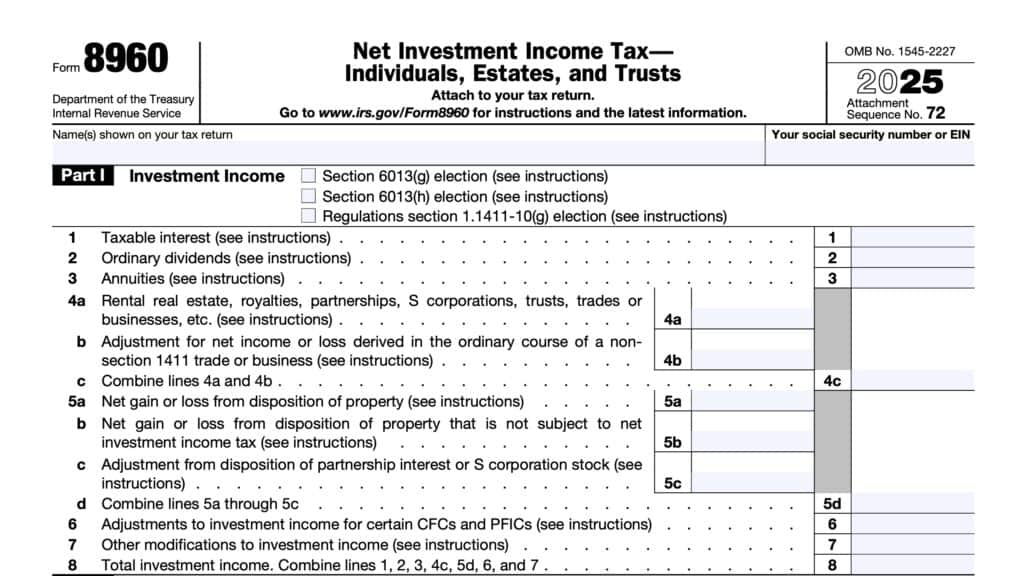 irs form 8960, net investment income tax-individuals, estates, and trusts
