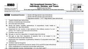 irs form 8960, net investment income tax-individuals, estates, and trusts