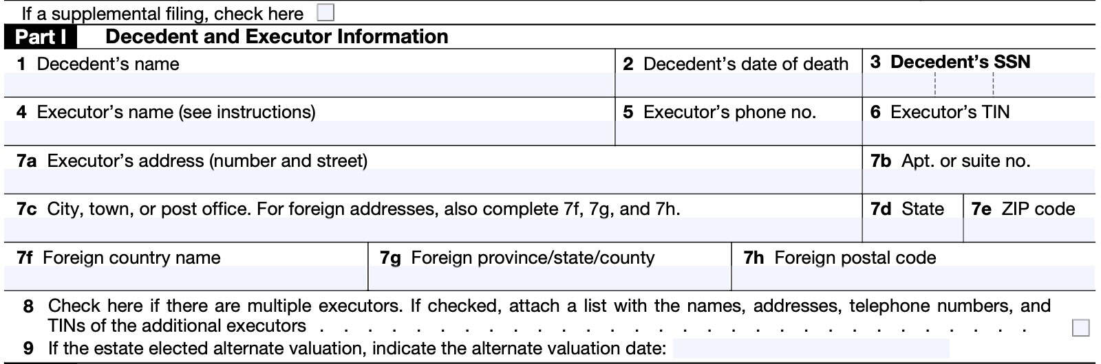 irs form 8971 part 1